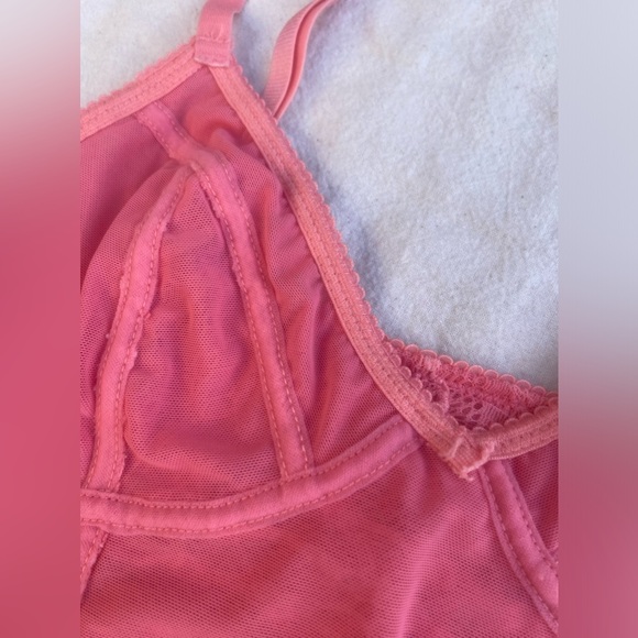 intimately free people pink lace bralette sz. small - Picture 6 of 11